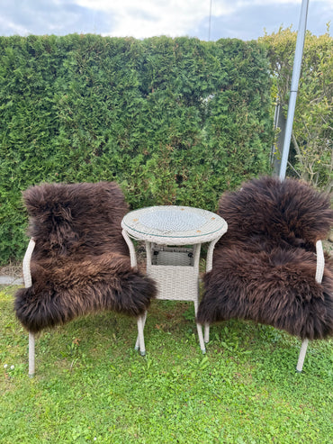 Natur Schaffell – Ökologisch gegerbt, XL, Naturbraun