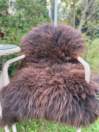 Natur Schaffell – Ökologisch gegerbt, XL, Naturbraun