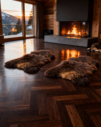 2er Set Natur Schaffelle – Ökologisch gegerbt, XL, Naturbraun